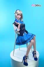 152cm (4.99ft) Silver Hair Soft Beauty Sex Doll, Real Skin Texture - Image 11