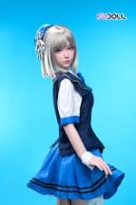 152cm (4.99ft) Silver Hair Soft Beauty Sex Doll, Real Skin Texture - Image 14