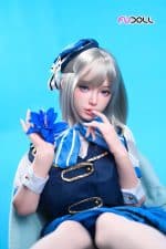152cm (4.99ft) Silver Hair Soft Beauty Sex Doll, Real Skin Texture - Image 10