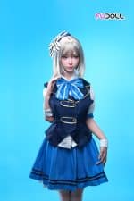 152cm (4.99ft) Silver Hair Soft Beauty Sex Doll, Real Skin Texture - Image 18
