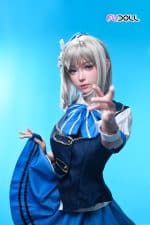 152cm (4.99ft) Silver Hair Soft Beauty Sex Doll, Real Skin Texture - Image 17