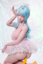 157cm (5.15ft) Eye-Closed Beauty Silicone Sex Doll, Real Skin Texture, Qiuying - Image 12