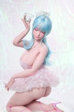 157cm (5.15ft) Eye-Closed Beauty Silicone Sex Doll, Real Skin Texture, Qiuying - Image 10