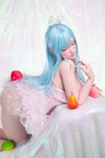 157cm (5.15ft) Eye-Closed Beauty Silicone Sex Doll, Real Skin Texture, Qiuying - Image 24