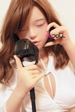 148cm (4.85ft) Full Size Tiny Sex Doll with Eyes Closed - Image 16