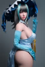 161cm (5.28ft)  Busty Silicone Asian Sex Doll with Gel Breasts , Real Skin Texture - Image 15