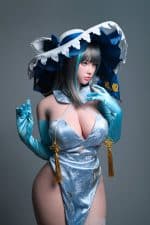 161cm (5.28ft)  Busty Silicone Asian Sex Doll with Gel Breasts , Real Skin Texture - Image 12