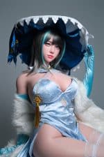 161cm (5.28ft)  Busty Silicone Asian Sex Doll with Gel Breasts , Real Skin Texture - Image 11