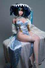 161cm (5.28ft)  Busty Silicone Asian Sex Doll with Gel Breasts , Real Skin Texture - Image 10