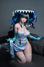 161cm (5.28ft)  Busty Silicone Asian Sex Doll with Gel Breasts , Real Skin Texture - Image 22