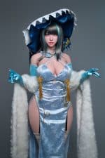 161cm (5.28ft)  Busty Silicone Asian Sex Doll with Gel Breasts , Real Skin Texture - Image 18