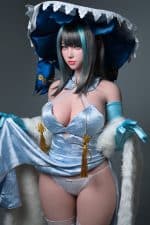 161cm (5.28ft)  Busty Silicone Asian Sex Doll with Gel Breasts , Real Skin Texture - Image 17