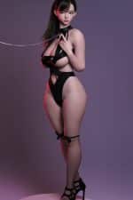 163cm (5.4ft) Baitao Sexy Asian Full Size Silicone Sex Doll, Real Skin Texture - Image 11